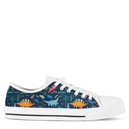 Low Top - Dinosaur Shoes in the Colorful Garden