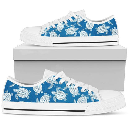 Low Top - Turtle Shoes in Blue
