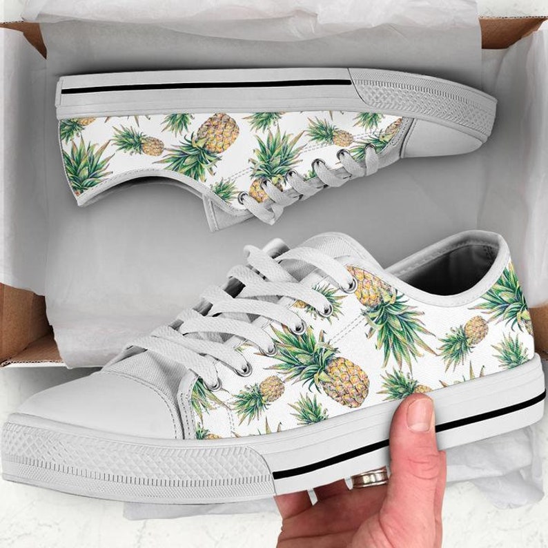 Low Top - Pineapple Shoes, Pineapple Sneakers