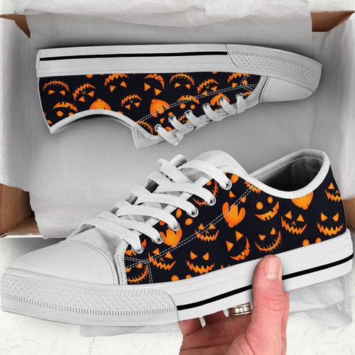 Low Top - Halloween Shoes Pumpkin Lantern