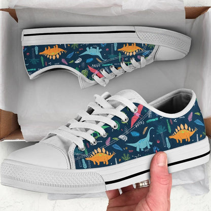 Low Top - Dinosaur Shoes in the Colorful Garden
