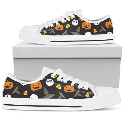 Low Top - Halloween Shoes Pumpkin Faces