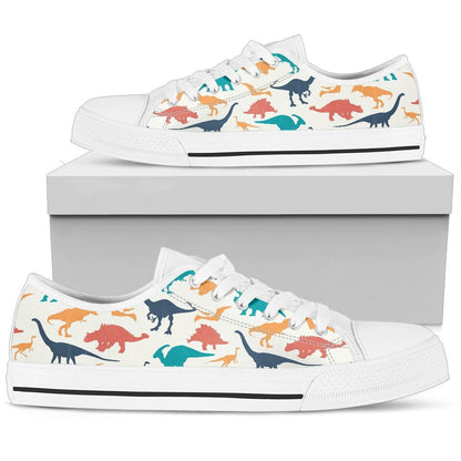 Low Top - Colorful Dinosaur Shoes