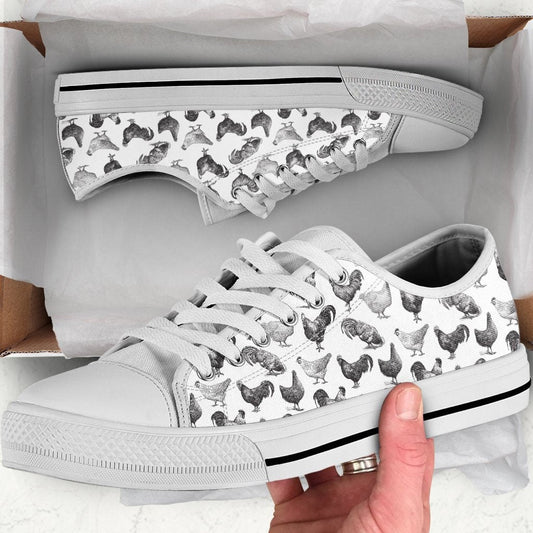 Low Top - Chicken Shoes, Chicken Sneakers