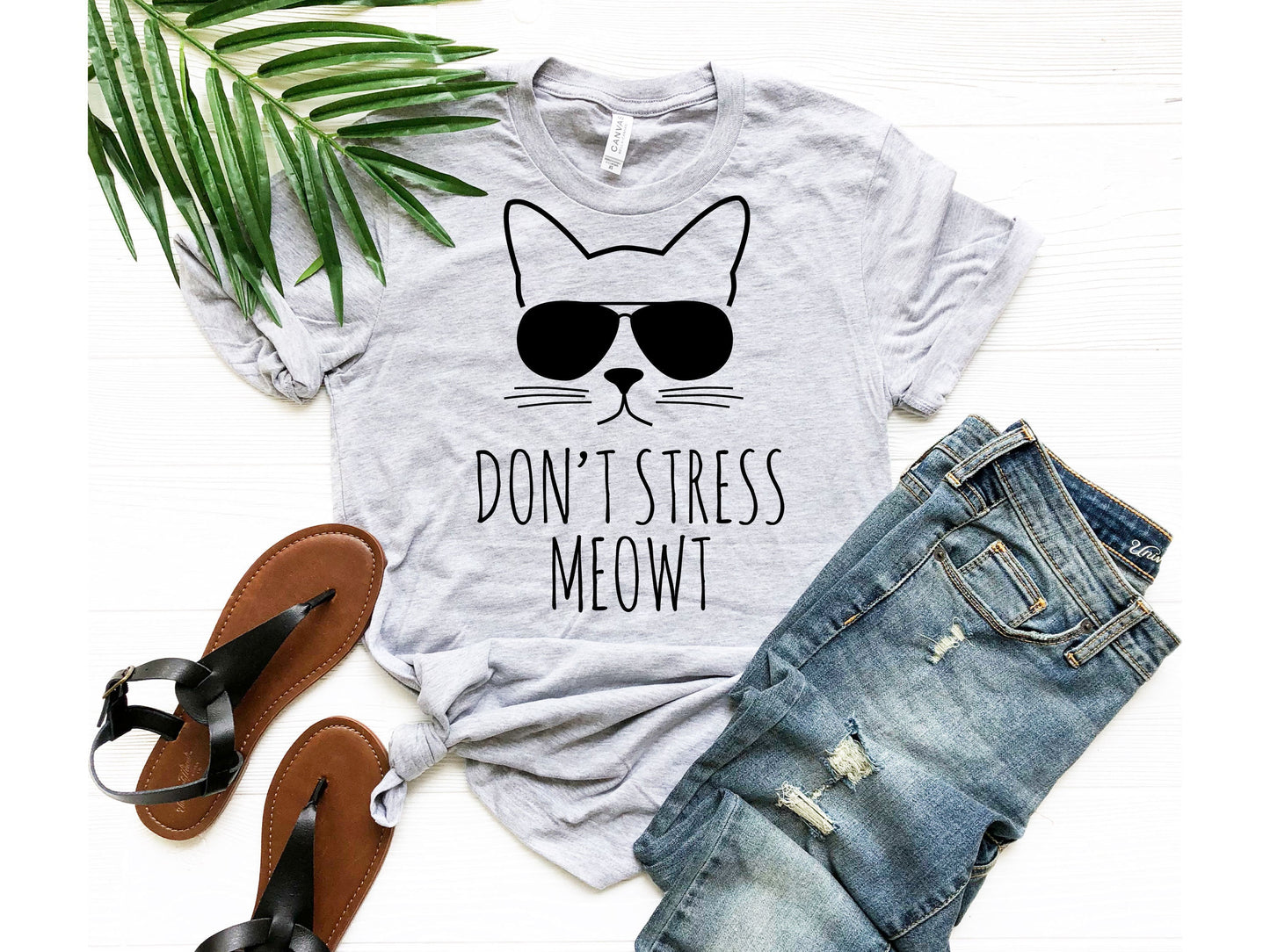 T-SHIRT - Don't Stress Meowt Unisex Shirt