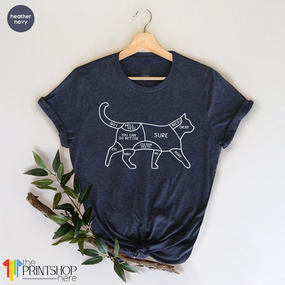T-SHIRT - Funny Cat Unisex Shirt, Cat Owner Shirts