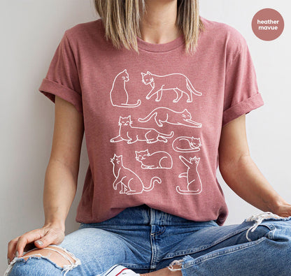 T-SHIRT - Funny Cat Unisex Shirt