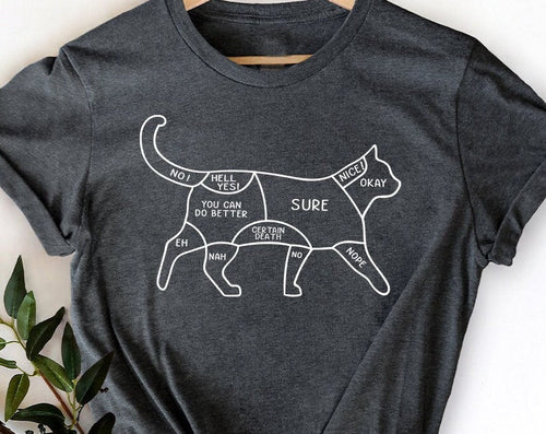 T-SHIRT - Funny Cat Unisex Shirt, Cat Owner Shirts