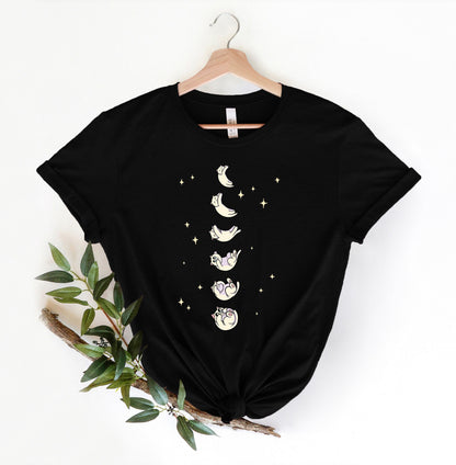 T-SHIRT - Cat Moon Phases Unisex Shirt